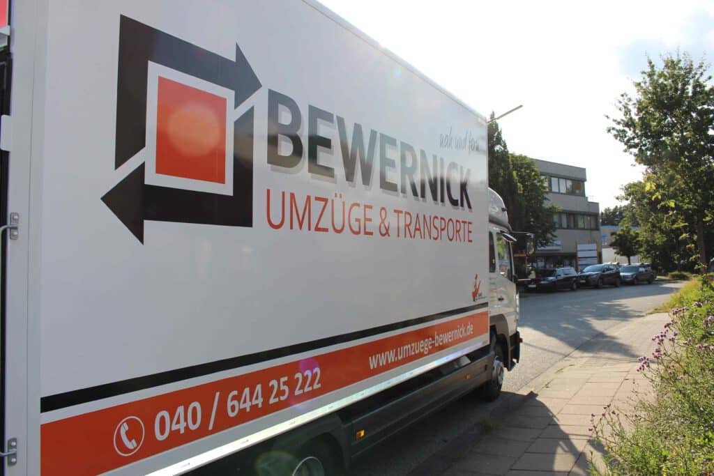 LKW vom Umzugsunternehmen Bewernick Umzüge